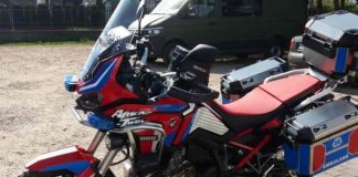 Honda Africa Twin Ambulanza? In Polonia, si! Honda Africa Twin Ambulanza