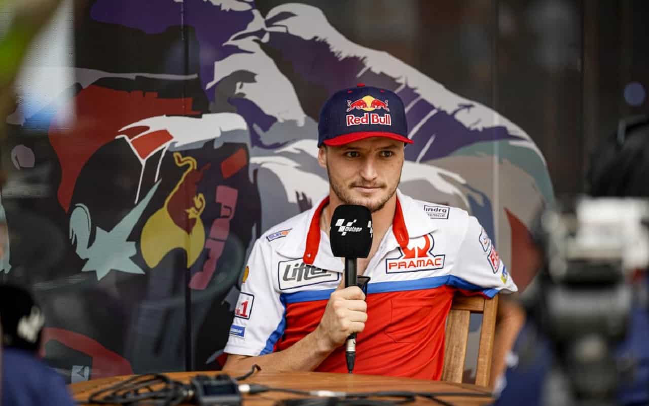 Jack Miller in Ducati factory nel 2021 Jack Miller in Ducati factory