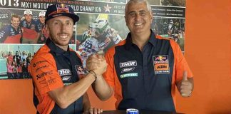 MXGP. Tony Cairoli rinnova con KTM fino al 2021 Tony Cairoli rinnova con KTM
