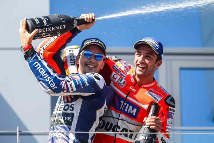 Jorge Lorenzo su Aprilia